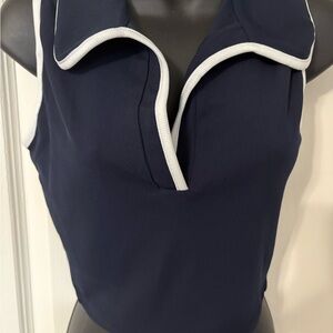 Workshop Johnny Collar Tank Top